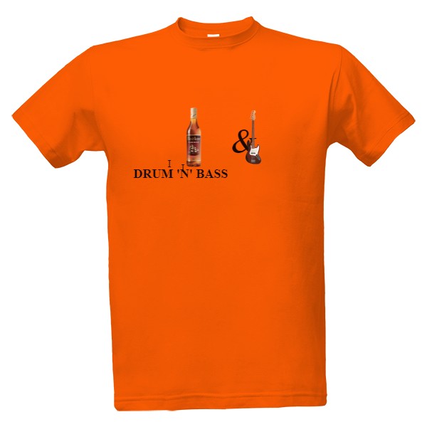 Tričko s potiskem Rum 'n' Bass 2