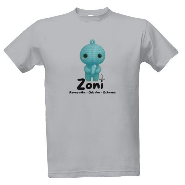 Tričko s potiskem Loomins - Zoni - Amazonit