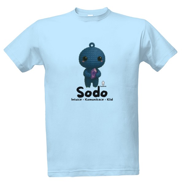 Tričko s potiskem Loomins - Sodo - Sodalit